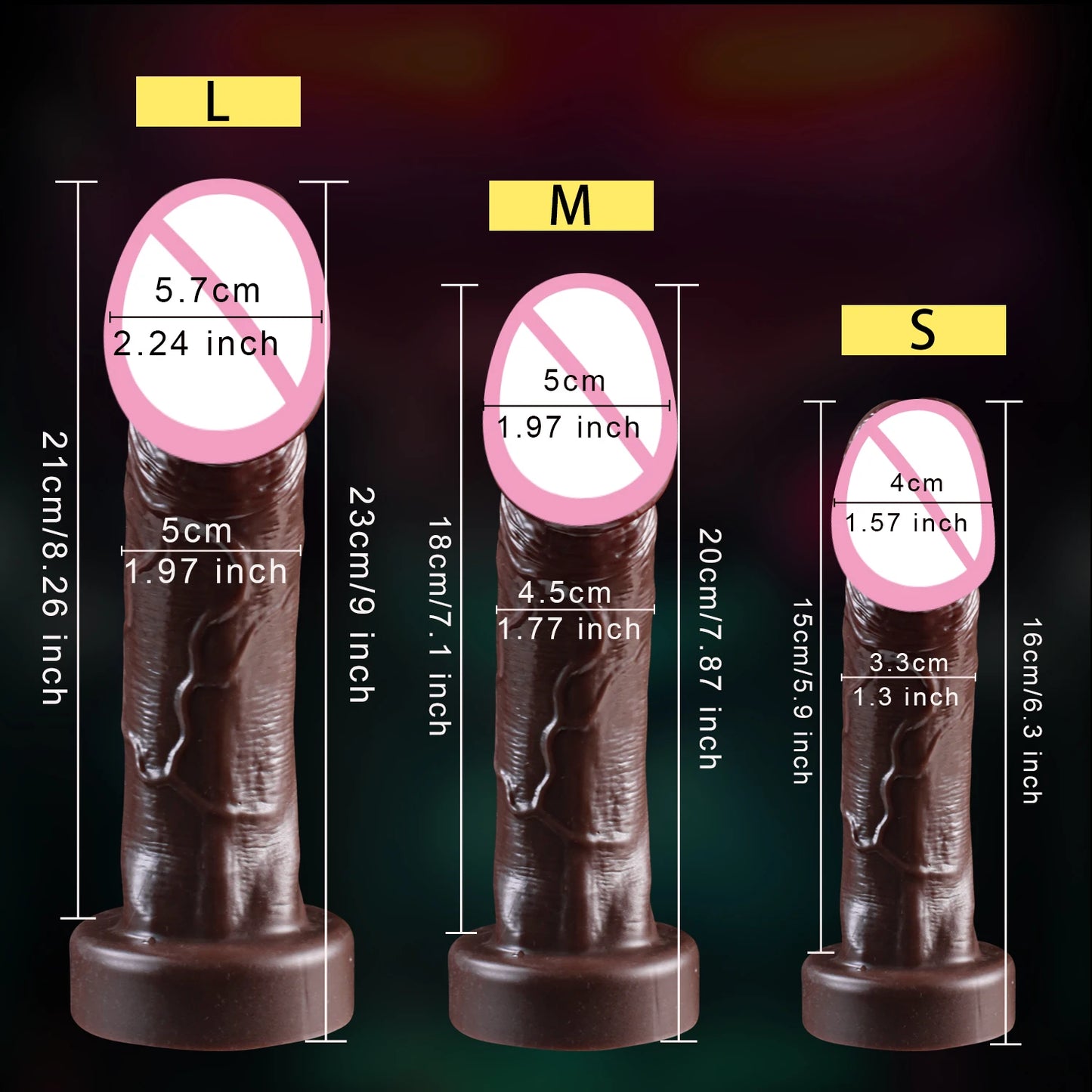 Skin-Feel Realistic Dildo with Suction Cup