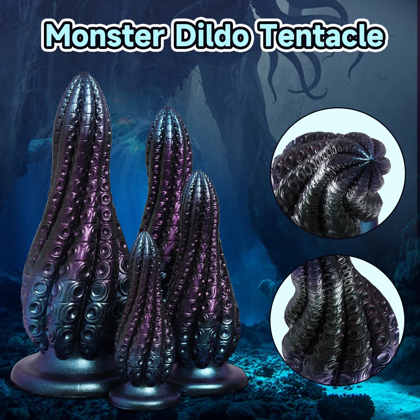 Octopus Tentacle Butt Plug - Dual Vaginal & Anal Dilator