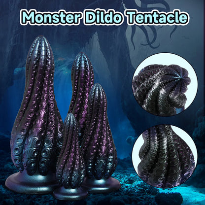 Octopus Tentacle Butt Plug - Dual Vaginal & Anal Dilator