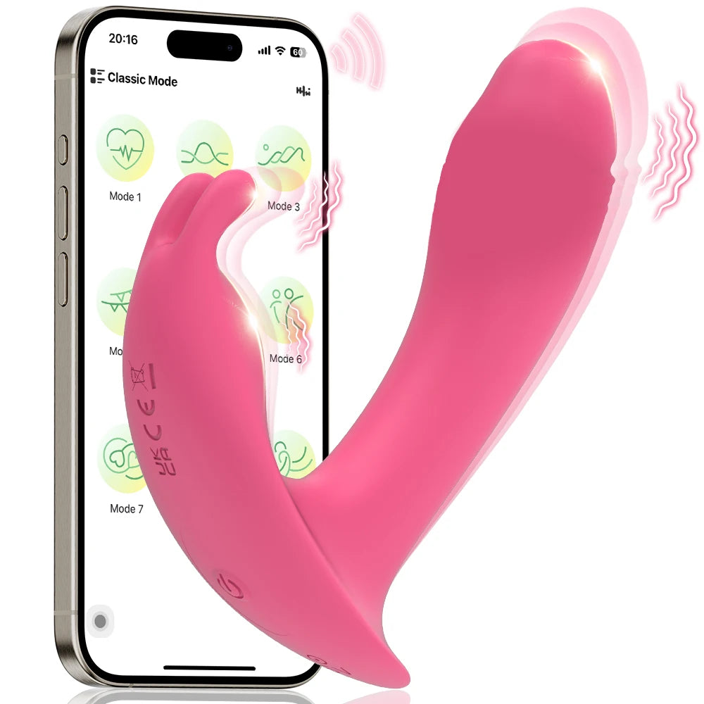APP-Controlled Rabbit Wearable Vibrator for Hands-Free Play
