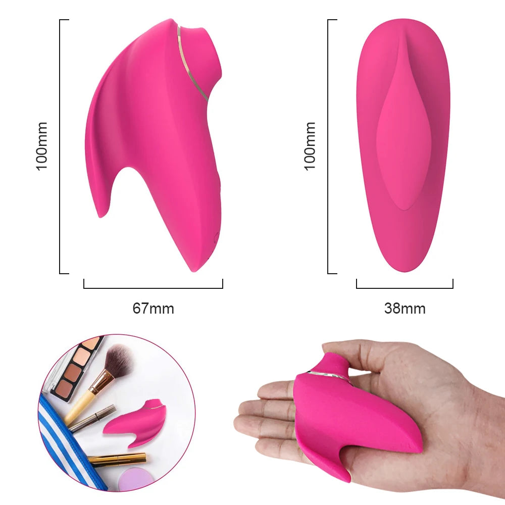 Clitoral Suction Oral Nipple Vibrator Sex Toy for Women