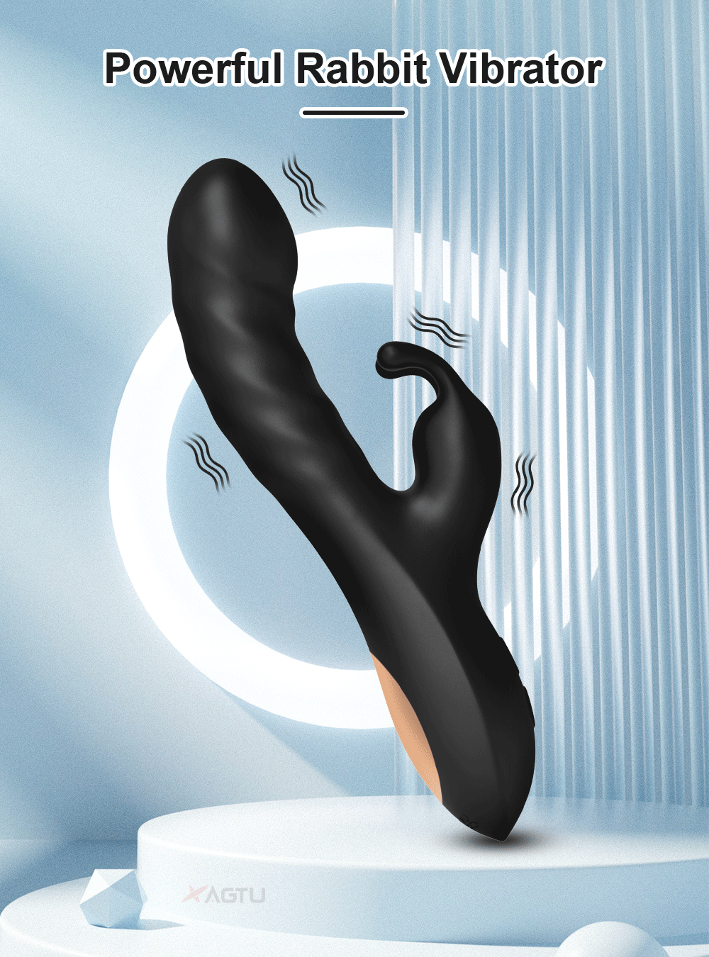 10-Speed Rabbit Vibrator: G-Spot & Clitoris Stimulator