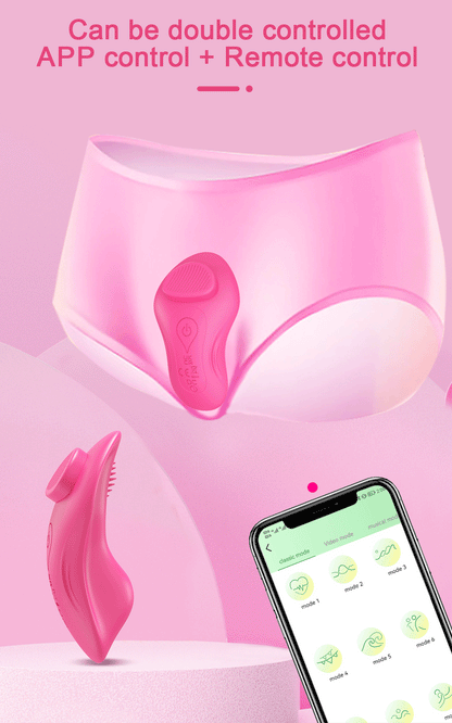 APP/Bluetooth Clit Stimulator Panty with Magnetic Seal