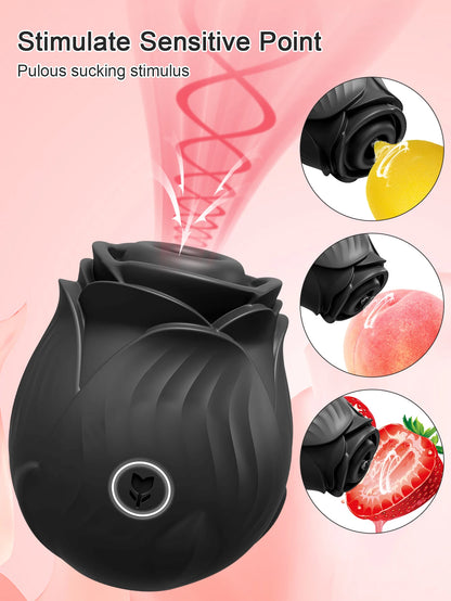 Air-Pulse Clitoral Sucker with Nipple Stimulation and Vibrations