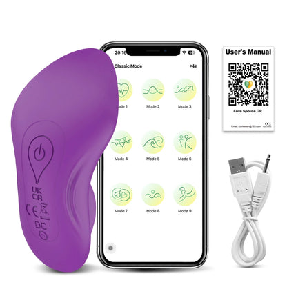 Wearable APP-Controlled Clit Vibrator for Couples & Solo Play