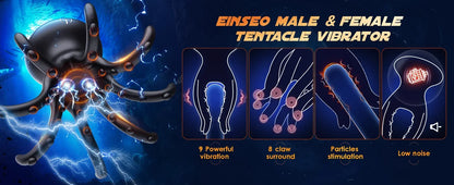 Electric Penis Vibrator with 9 Modes & Delay Training