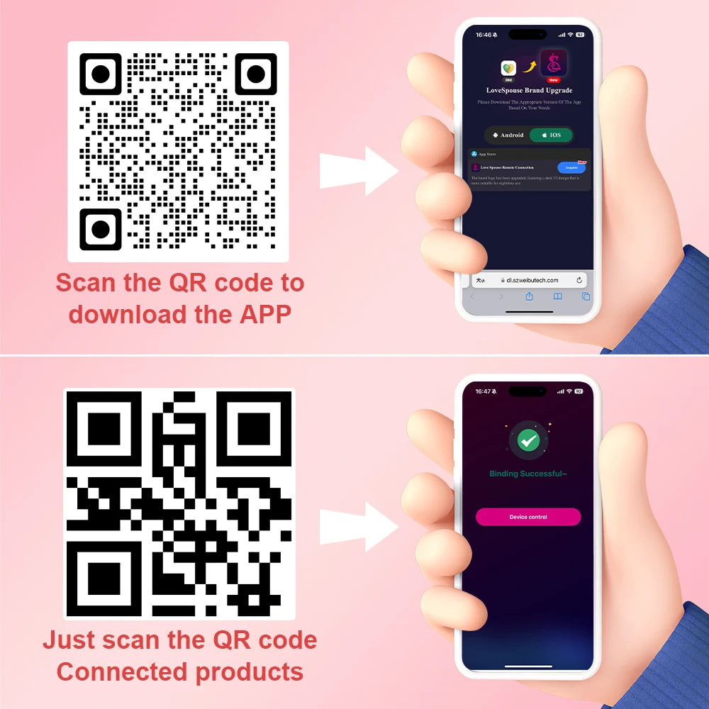 APP-Controlled Thrusting Panty Vibrator for G-Spot & Clit