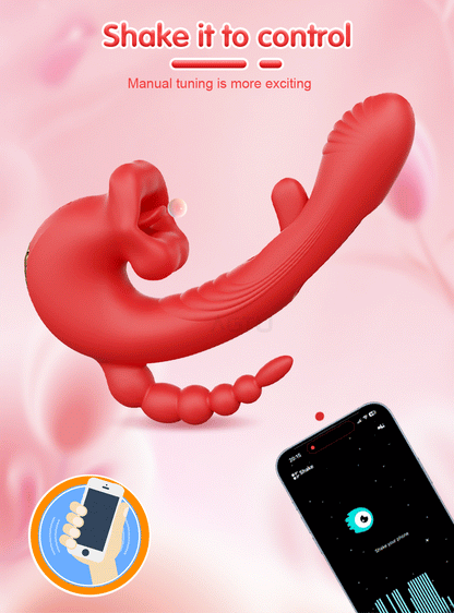 APP-Controlled Tapping Vibrator for G-Spot & Clitoris