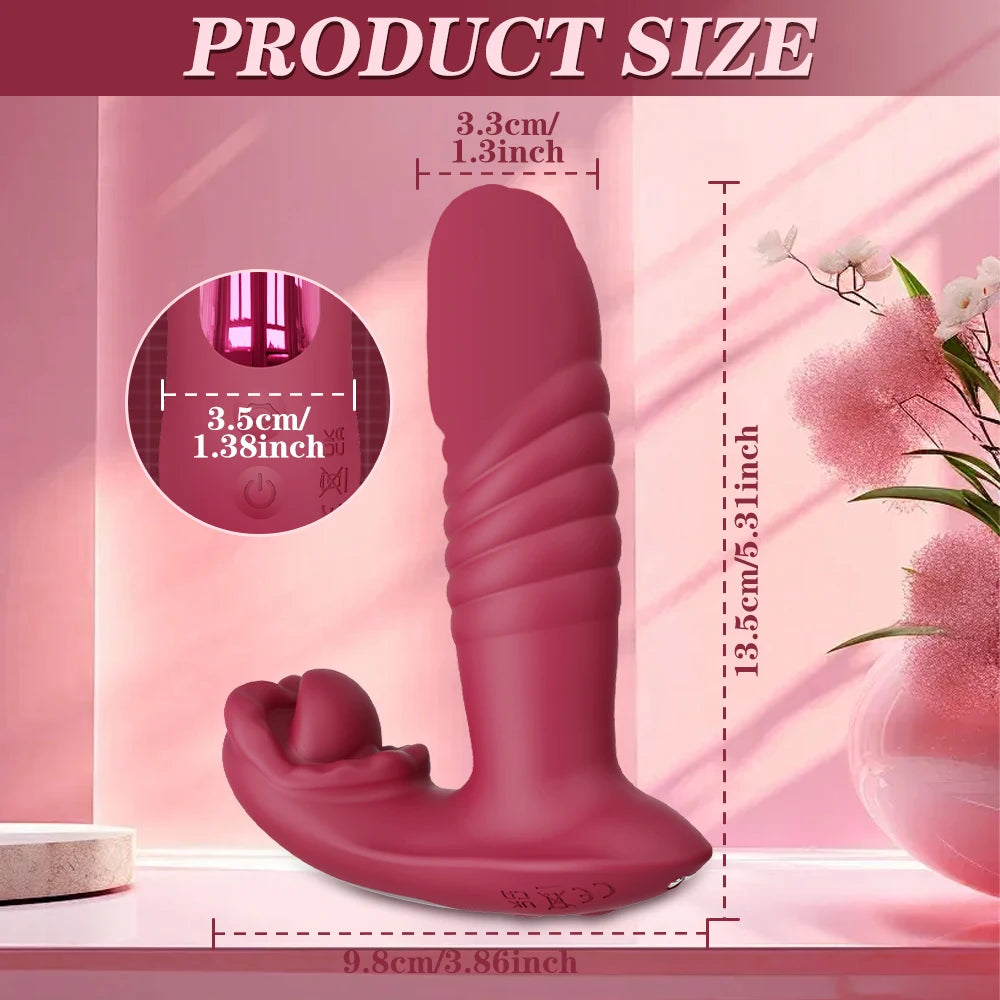 APP-Controlled Thrusting Panty for G-Spot & Clitoral Pleasure