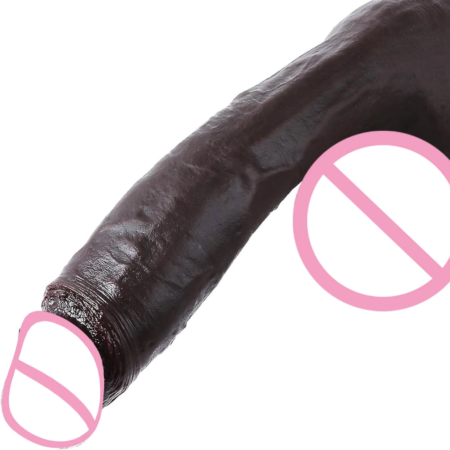 Realistic Skin-Feel Huge Soft Dildo for Strapon