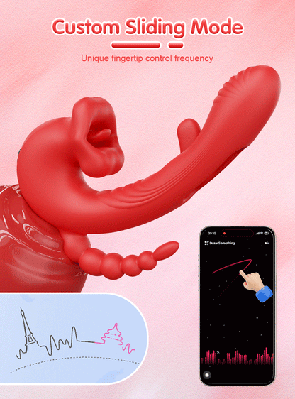 APP-Controlled Tapping Vibrator for G-Spot & Clitoris