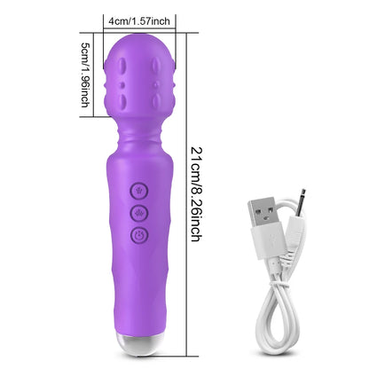 Wand Vibrator for Clitoral Nipple & Breast Stimulation