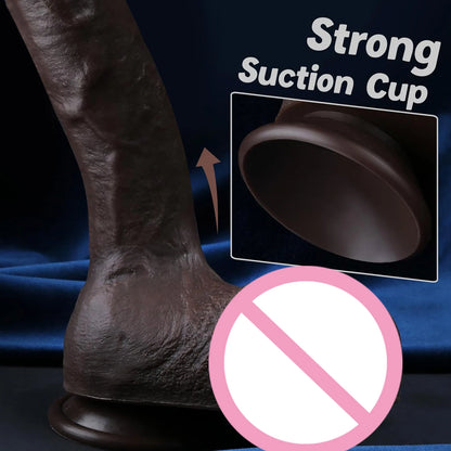 Realistic Skin-Feel Huge Soft Dildo for Strapon