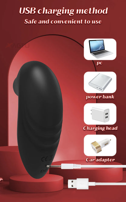 Clitoral Suction Vibrator with Nipple Stimulator for Women