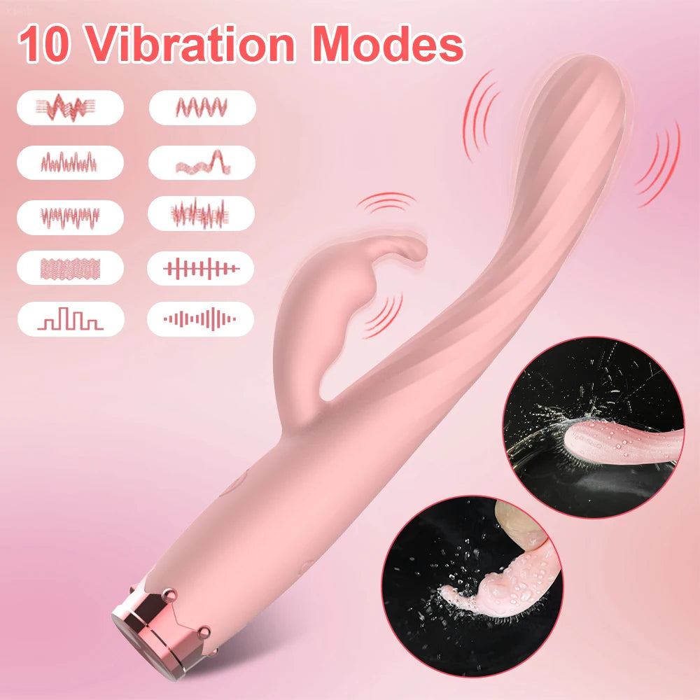 Beginner Rabbit Vibrator: G-Spot & Clitoris Stimulator