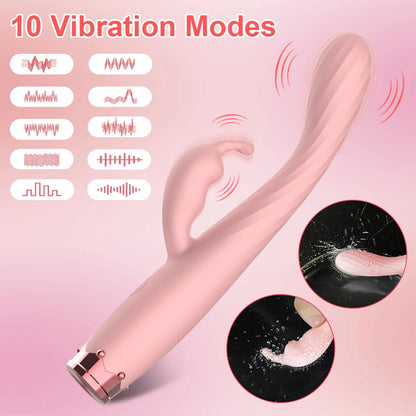 Beginner Rabbit Vibrator: G-Spot & Clitoris Stimulator