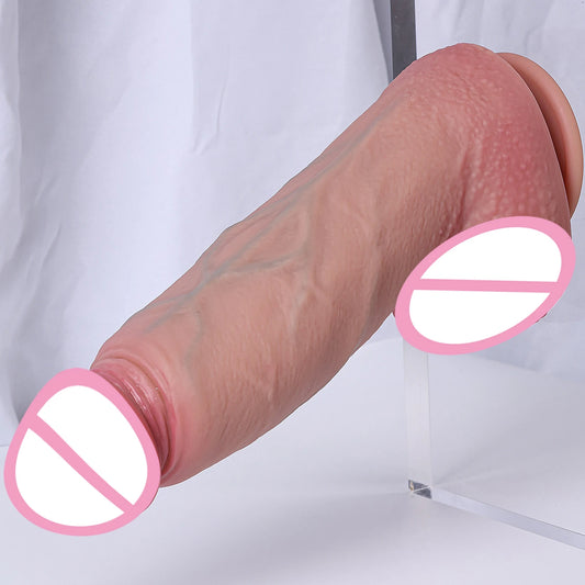 Huge Veined Realistic Dildo with Suction Cup
