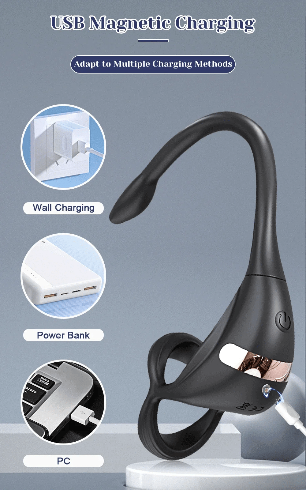 APP Control Beginner Prostate Massager & Vibrating Butt Plug Cock Ring