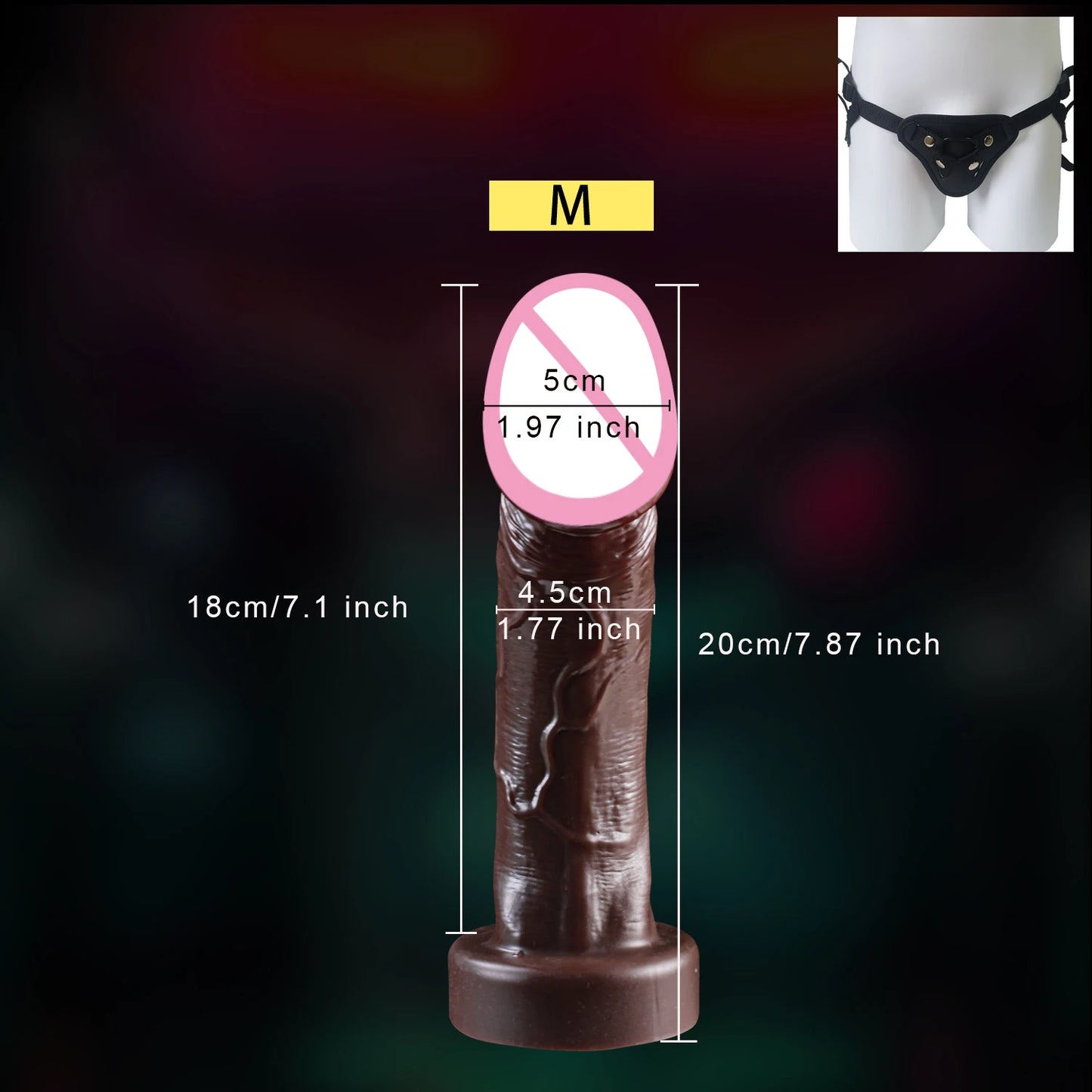 Skin-Feel Realistic Dildo with Suction Cup