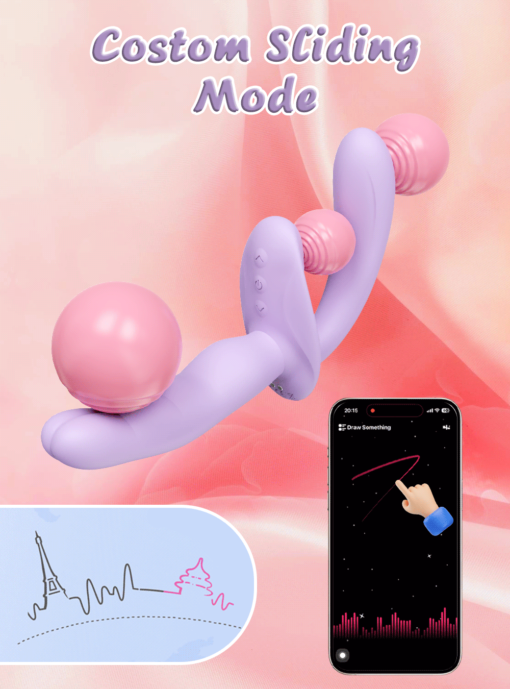 APP-Controlled 2-in-1 Wearable Dildo for G-Spot & Clit