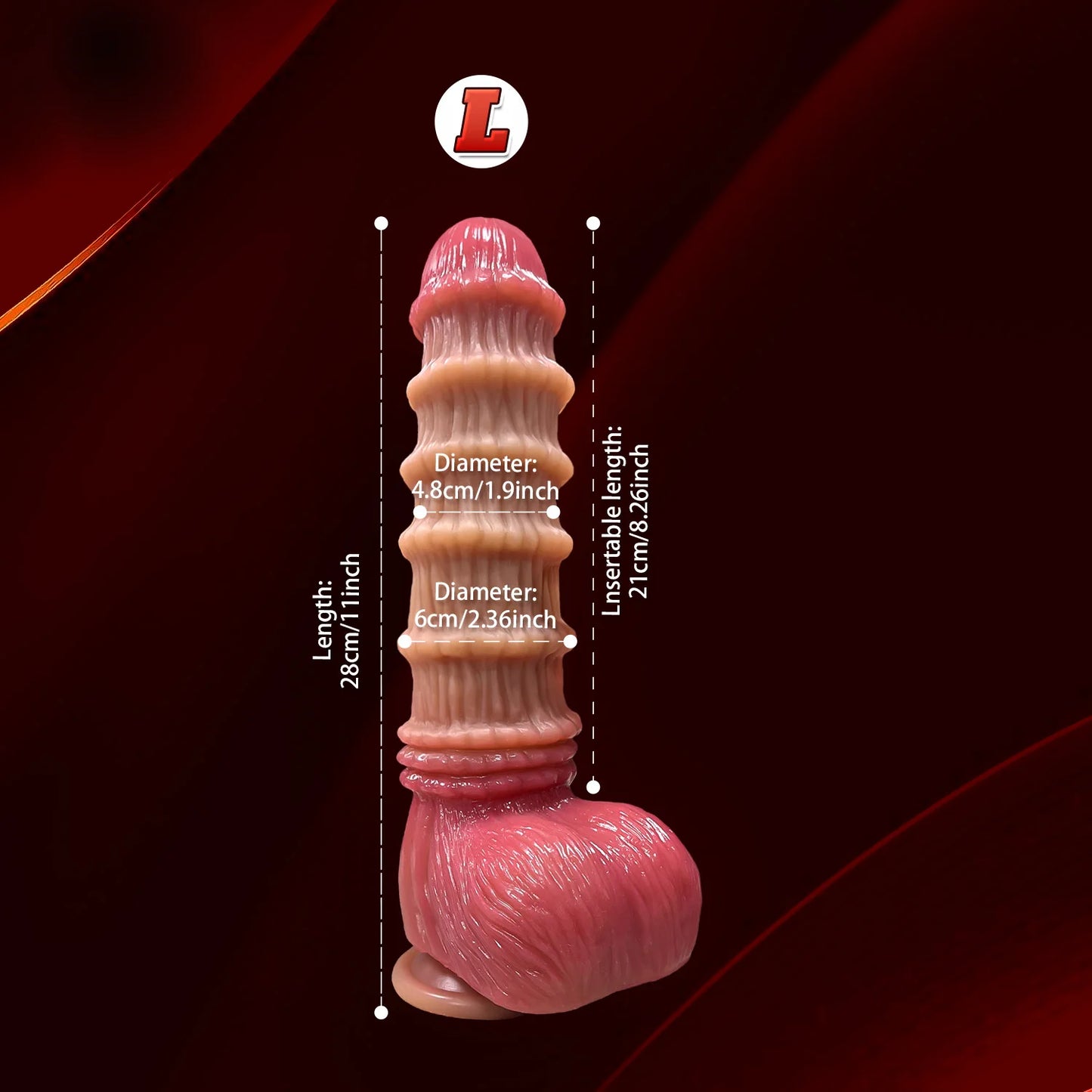 3-Size Monster Dildo Set - Large & Realistic