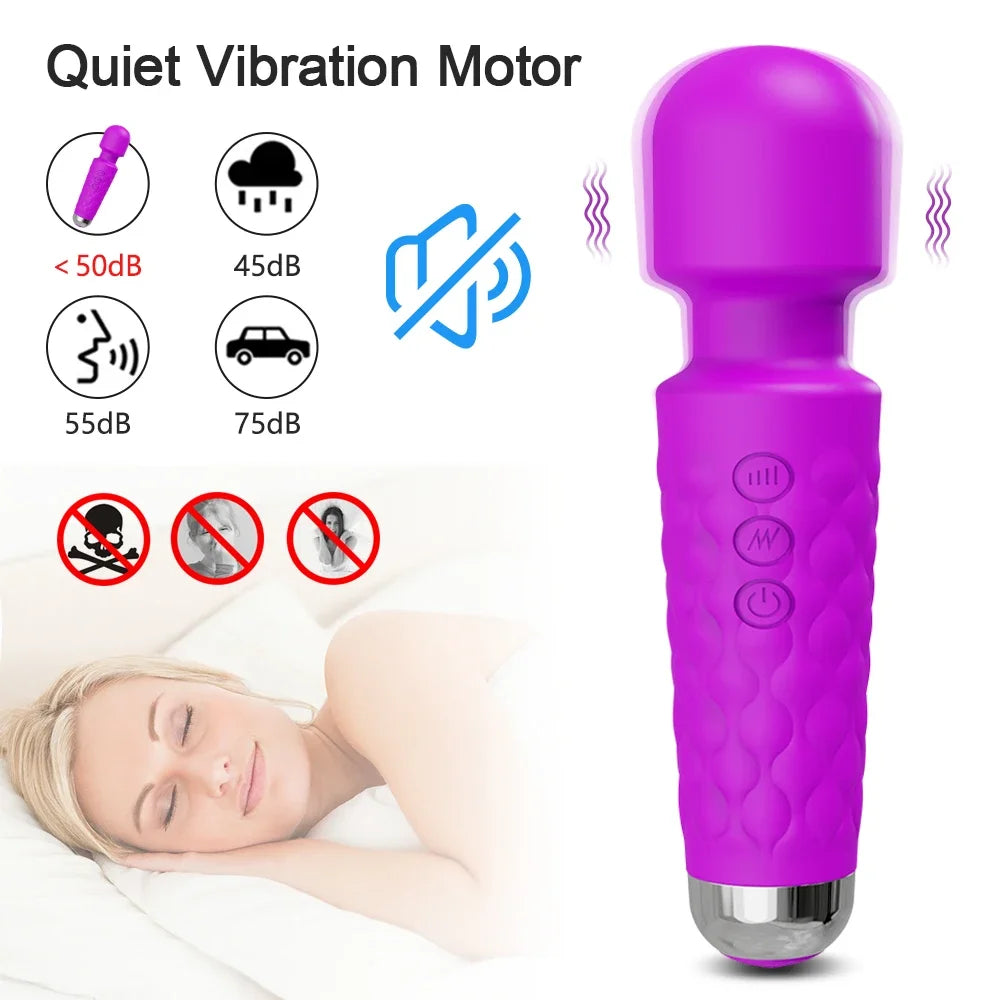 Wand Vibrator for Clitoral Breast & Nipple Massage