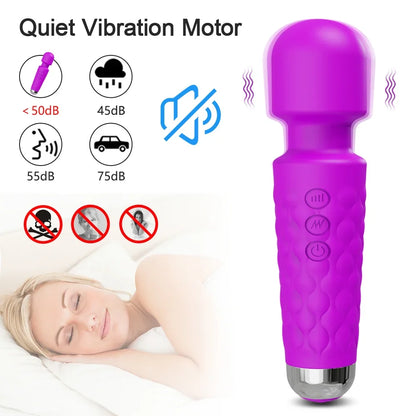 Wand Vibrator for Clitoral Breast & Nipple Massage