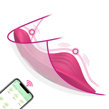 APP-Controlled Clit & Nipple Panty Vibrator for Couples