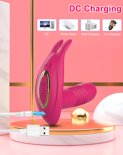 APP Control Thrusting Dildo: Rotating Telescopic G-Spot Massager