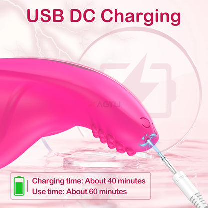 APP-Controlled Clit & Nipple Panty Vibrator for Couples