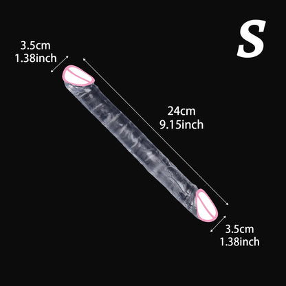 U-Shape Double Head Silicone Dildo for Couples