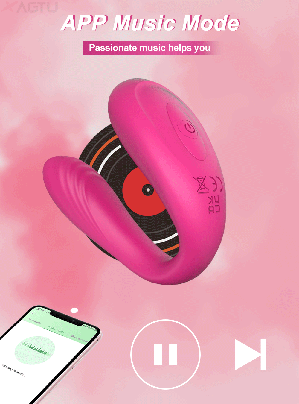 Remote G-Spot & Clitoral Vibrator Panty for Women