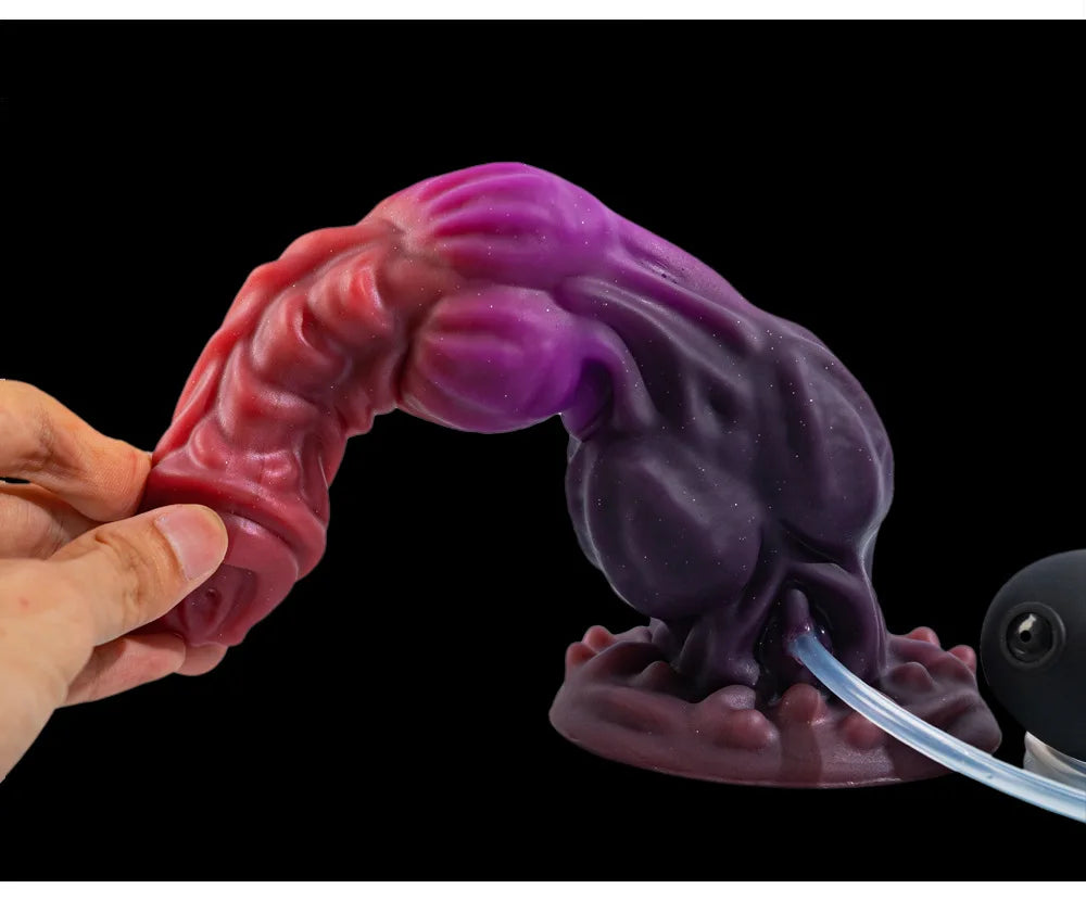 Squirting Monster Dildo with Strong Suction Base