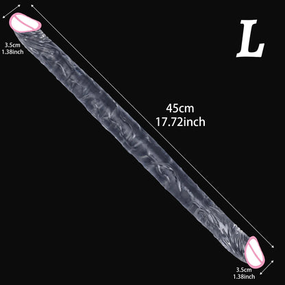 U-Shape Double Head Silicone Dildo for Couples