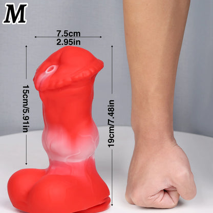 Dog Monster Dildo - Anal Plug for Beginners & Couples Stimulation