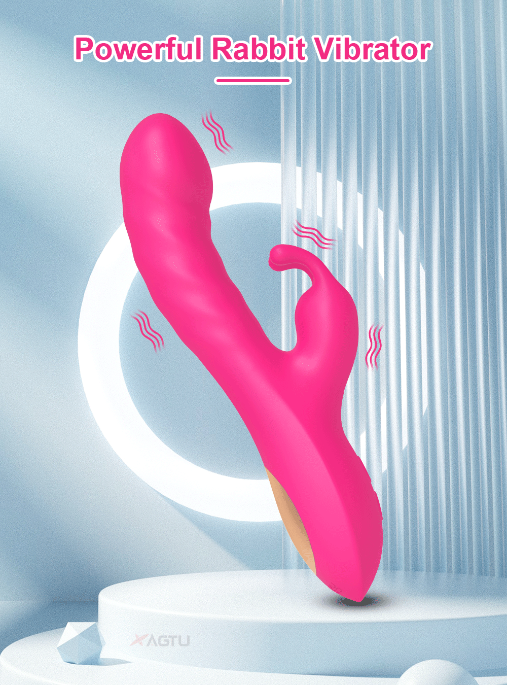 Powerful 2-in-1 Rabbit Vibrator for Clit and G-Spot