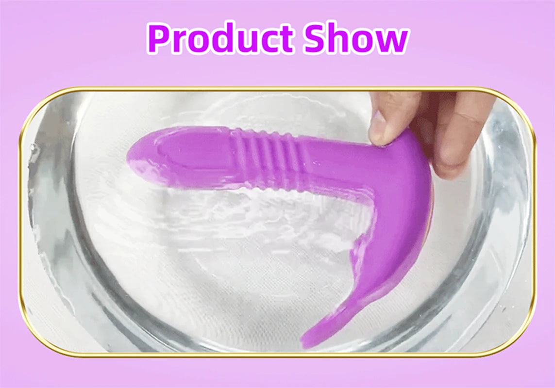 App Controll Thrusting Vibrator for G-Spot & Clit