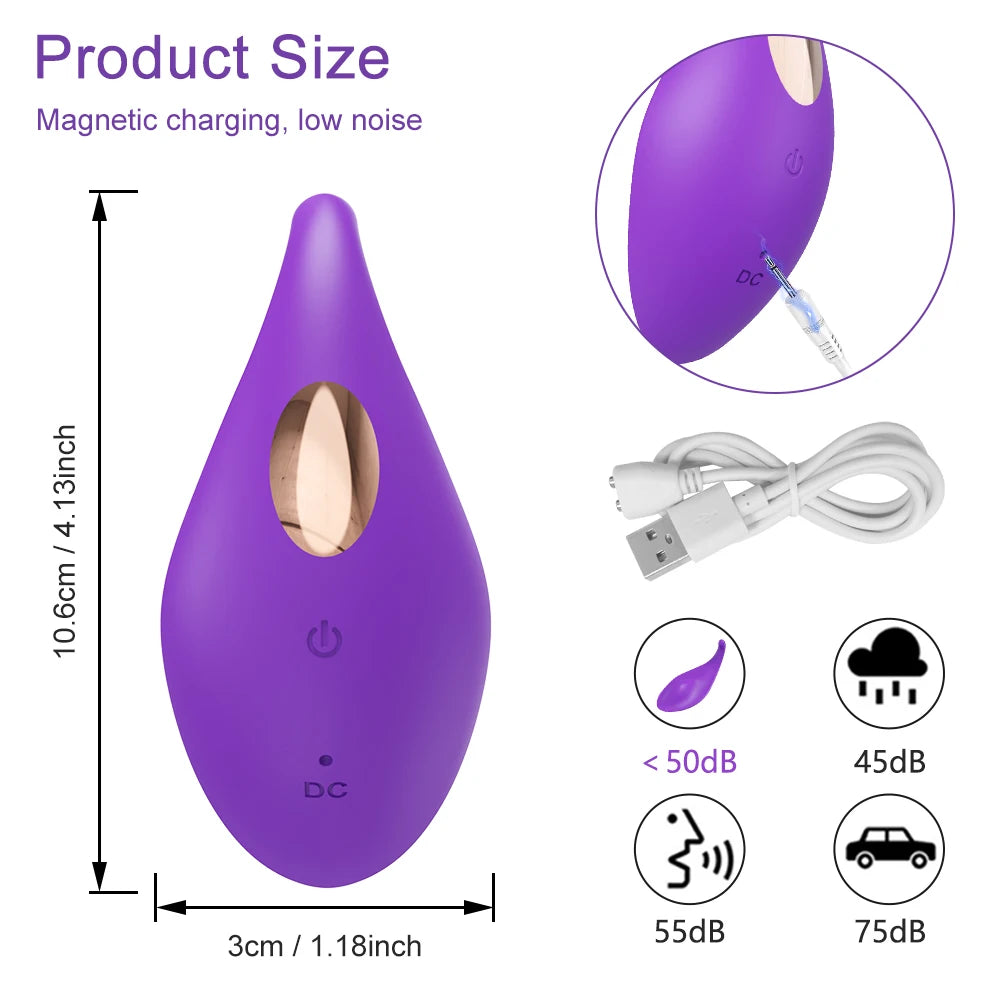 APP-Controlled Wearable Panty for Clitoral & Anal Stimulation