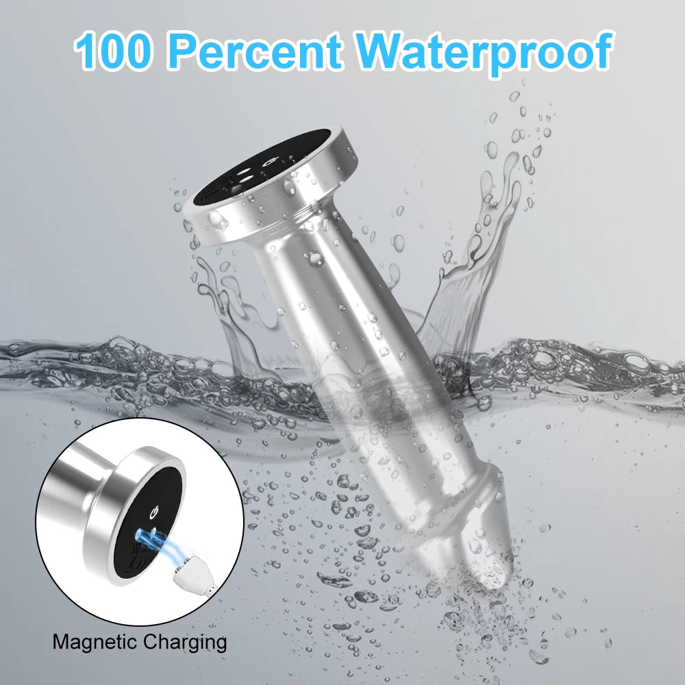 APP Controlled Butt Plug - Stainless Steel & Vibration