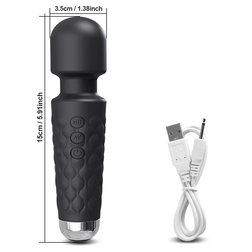 Wand Vibrator for Clitoral Breast & Nipple Massage