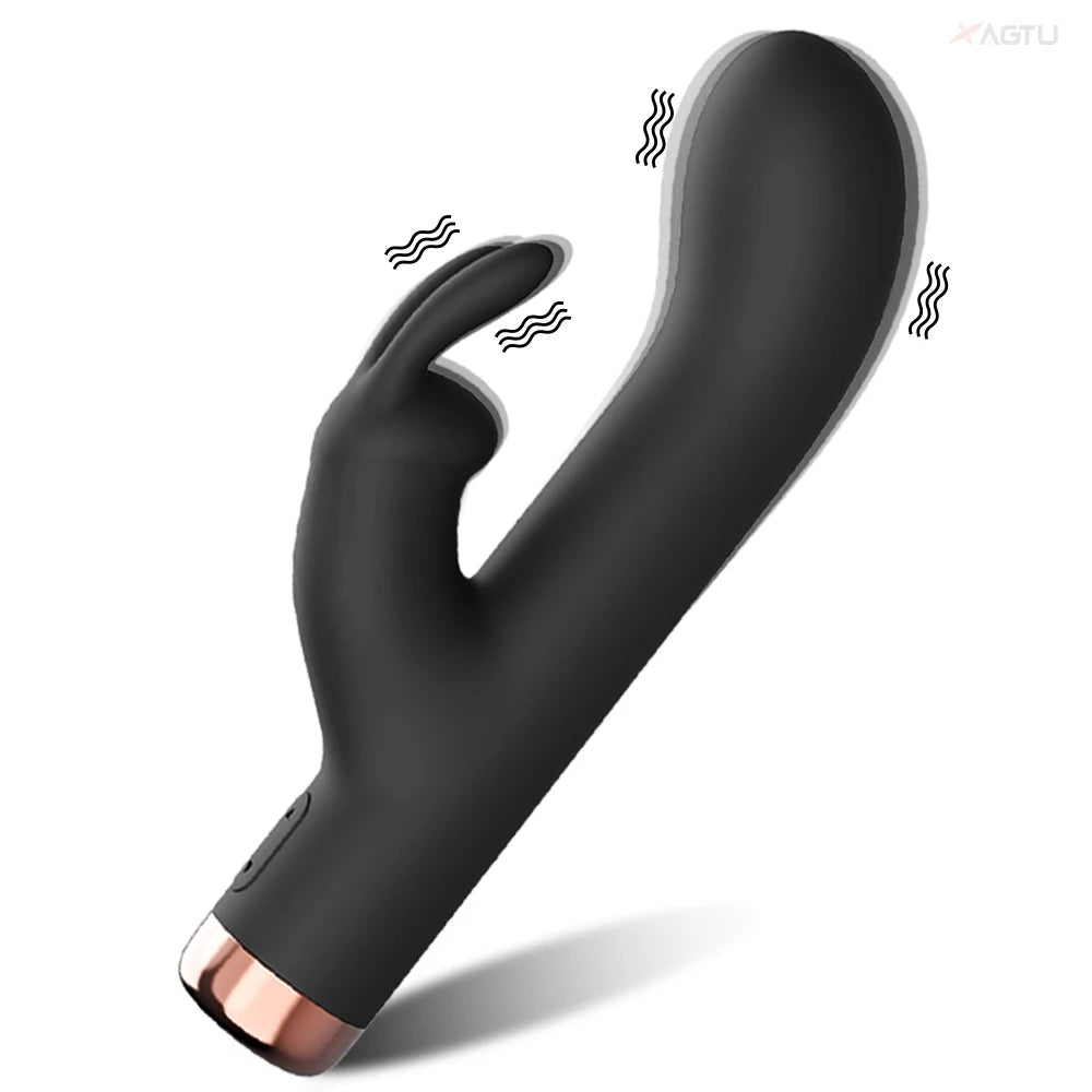 10-Speed Rabbit Vibrator: G-Spot & Clitoris Stimulator