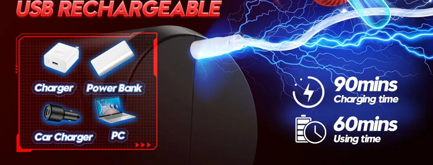 LCD Display Automatic Heating Male Masturbator with Thrusting & Suction