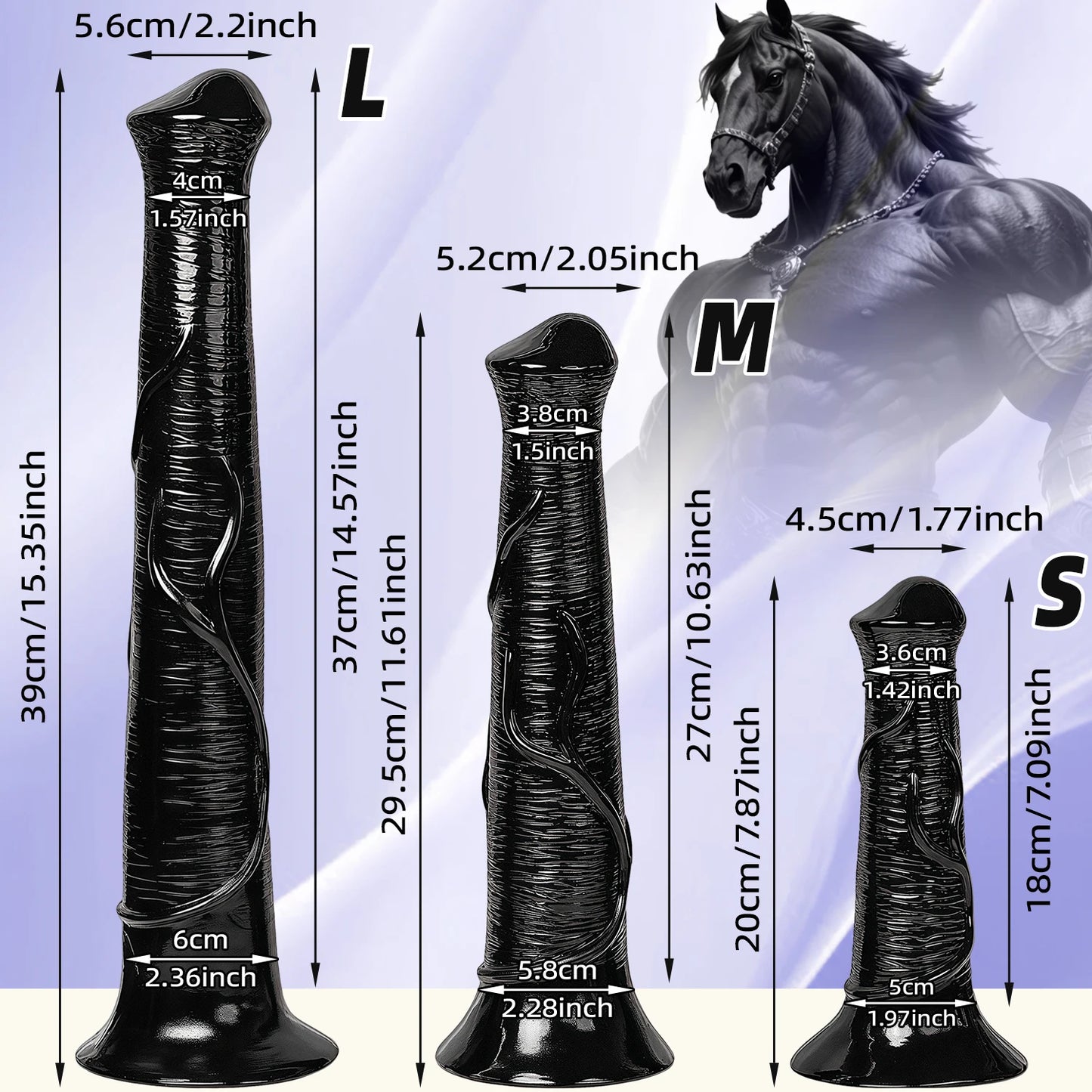 Large Horse Dildo for Women & Couples