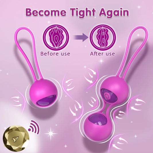 Smart Remote Geisha Kegel Balls for Vaginal Tightening