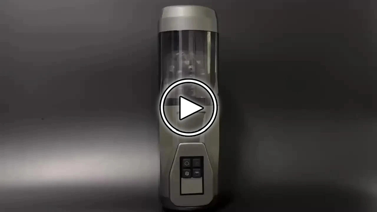 LCD Automatic Male Masturbator with 7 Vibrating Rotating Thrusting & Licking Modes