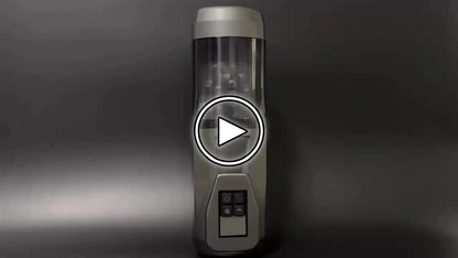 LCD Automatic Male Masturbator with 7 Vibrating Rotating Thrusting & Licking Modes