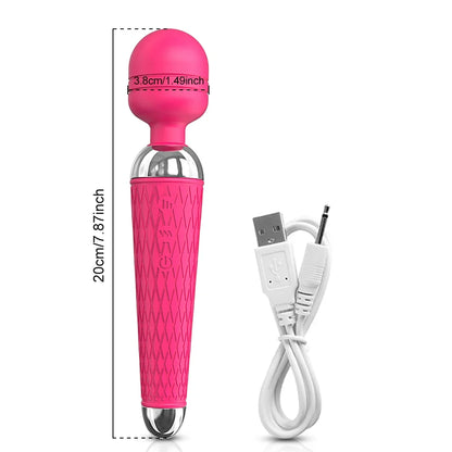 Wand Vibrator for Clitoral Nipple & Breast Stimulation