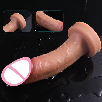 Skin-Feel Realistic Dildo with Suction Cup