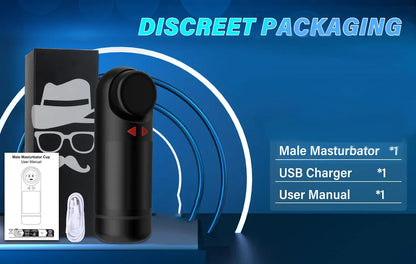 Realistic Vagina Automatic Male Masturbator with Thrusting & Sucking