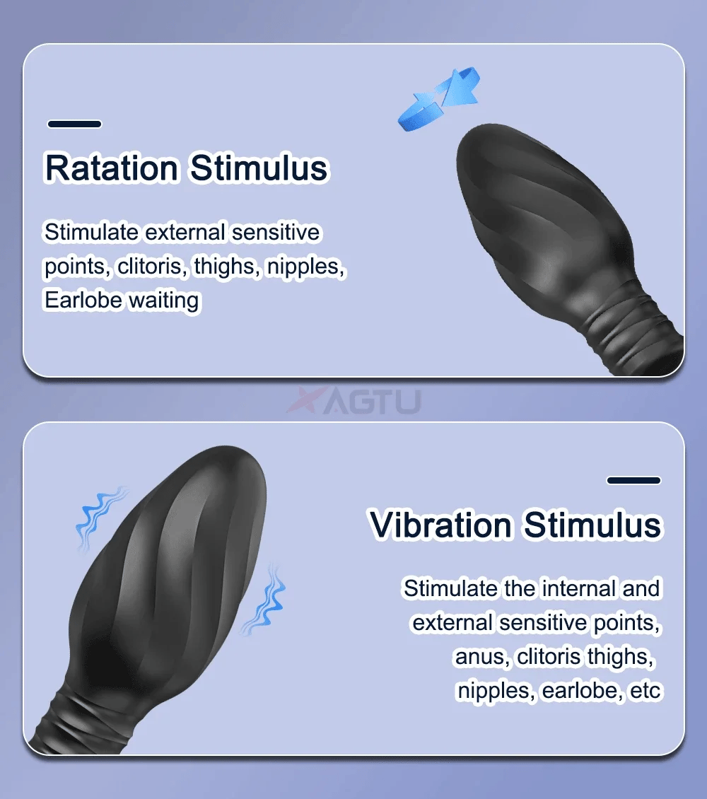 360° Rotation APP Control LED Butt Plug & Prostate Massager
